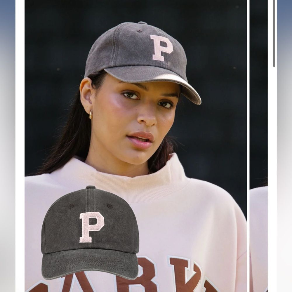 Parke Pink P Baseball Hat (NWOT)